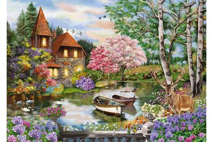 Schmidt 1000 db-os puzzle - House on the Lake (58985)