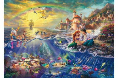 Schmidt 1000 db-os puzzle - Disney - The Little Mermaid, Kinkade (59479)