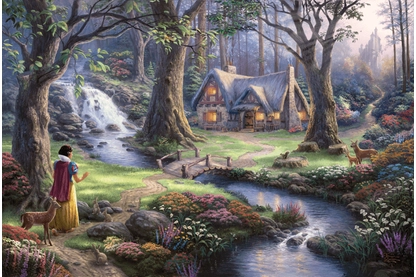 Schmidt 59485 - Disney - Snow White, Kinkade - 1000 db-os puzzle