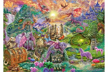 Schmidt 1000 db-os puzzle - Enchanted dragon kingdom (58966)