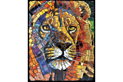 SunsOut 70720 - Stained Glass Lion - Cynthie Fisher - 1000 db-os puzzle