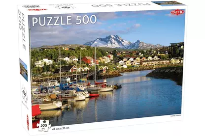 Tactic 56643 - A világ körül - Narvik kikötője - 500 db-os puzzle