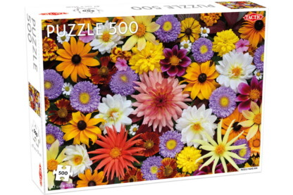 Tactic 56747 - Kerti virágok - 500 db-os puzzle