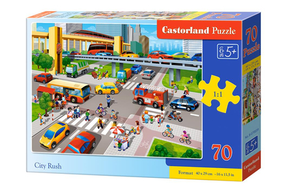 Castorland B-070039 - Városi forgatag - 70 db-os puzzle