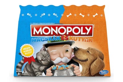Hasbro - Monopoly Macskák és Kutyák társasjáték 