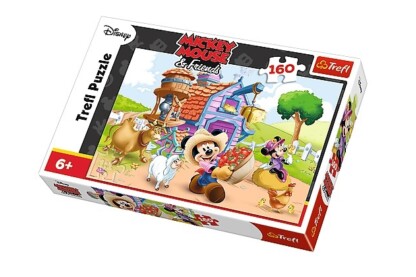 Trefl 15337 - Mickey Mouse és barátai - Farmer Miki - 160 db-os puzzle