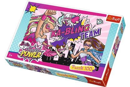 Trefl 16280 - Szuperhős Barbie - 100 db-os puzzle 