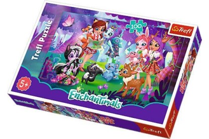Trefl 16348 - Enchantimals - Vidámság barátokkal - 100 db-os puzzle