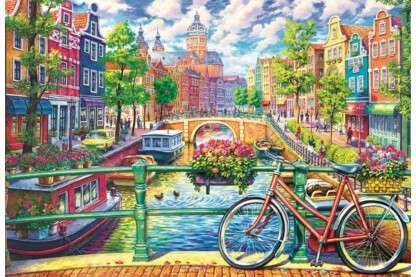 Trefl 26149 - Csatorna Amszterdamban - 1500 db-os puzzle