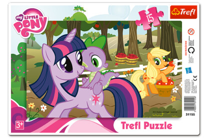 Trefl 31155 - My Little Pony - A gyümölcsös - 15 db-os keretes puzzle