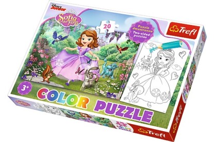 Trefl 36515 - Szófia hercegnő - 20 db-os Színezhető kétoldalas puzzle