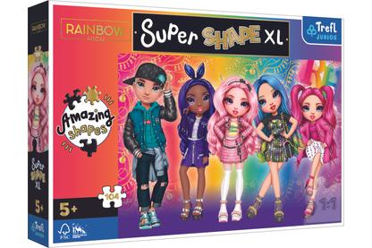 Trefl Super Shape XL 104 db-os puzzle - Rainbow High (50015)