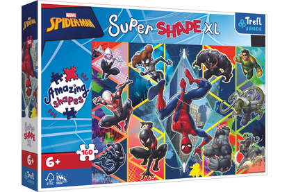 Trefl Super Shape XL 160 db-os puzzle - Pókember (50024)