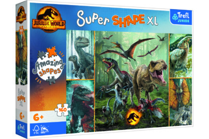 Trefl Super Shape XL 160 db-os puzzle - Jurassic World (50026)