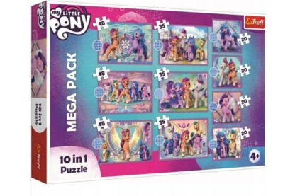 Trefl 10 az 1-ben puzzle (48, 35, 20) My little pony - Mega pack (90389)
