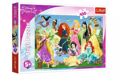 Trefl 16417 - Disney Princess - Vidám délután - 100 db-os puzzle