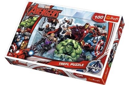 Trefl 16272 - Avengers - Bosszúállók - Támadás - 100 db-os puzzle