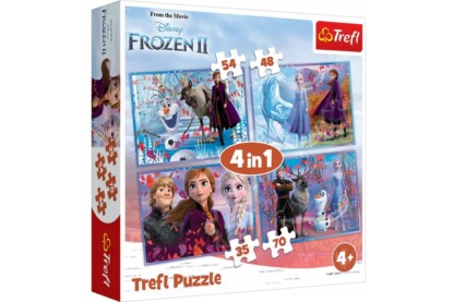 Trefl 34323 - Jégvarázs 2 - 4 az 1-ben (35, 48, 54, 70 db-os) puzzle
