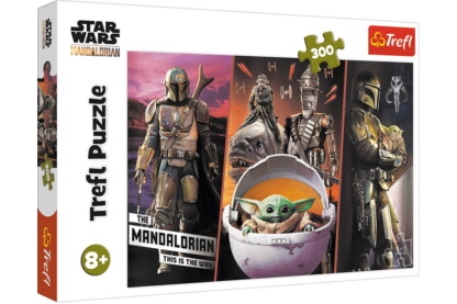 Trefl 23002 - Star Wars - The Mandalorian: Baby Yoda - 300 db-os puzzle 