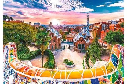 Trefl 1000 db-os puzzle - Sunset over Barcelona (10711)