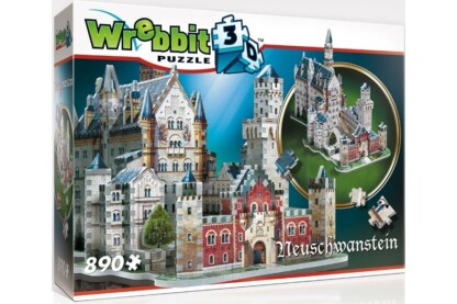 Wrebbit 02005 - Neuschwanstein kastély -  890 db-os 3D puzzle