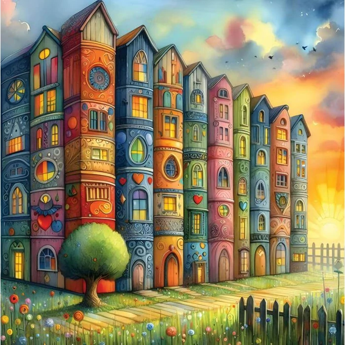 Yazz 3891 - Booktown - 1023 db-os puzzle