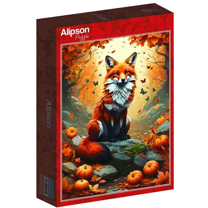 Alipson 50127 - Fox and Butterflies - 500 db-os puzzle
