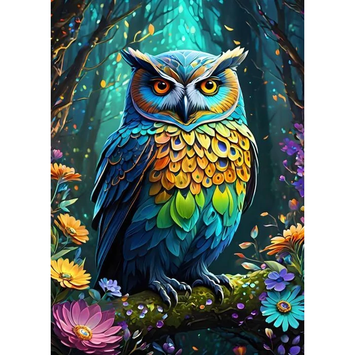 Alipson 50140 - Blue Owl - 500 db-os puzzle