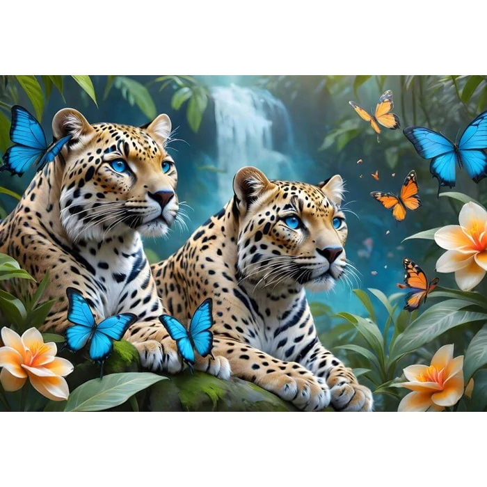 Alipson 50163 - Two Leopards - 1000 db-os puzzle
