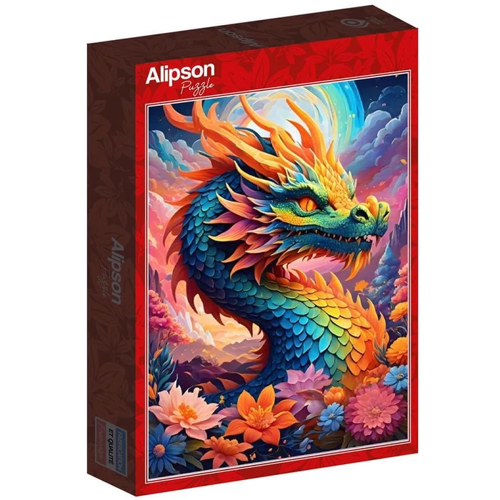 Alipson 50217 - Colourful Dragon - 1000 db-os puzzle