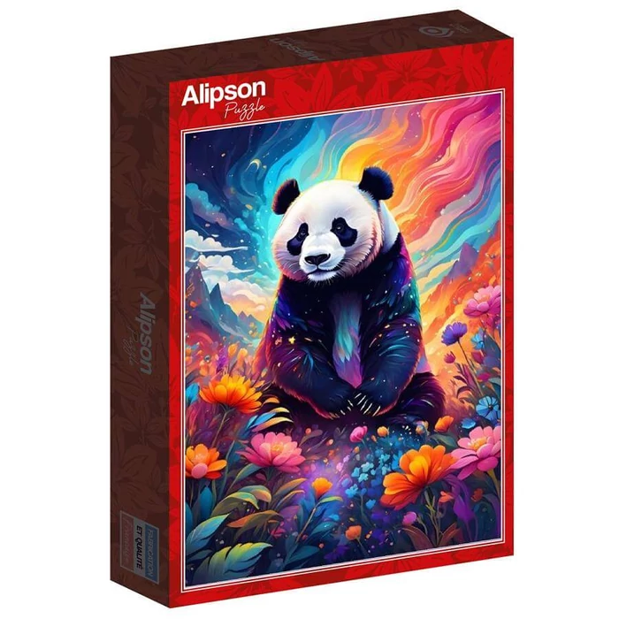 Alipson 50218 - Colourful Panda - 1000 db-os puzzle