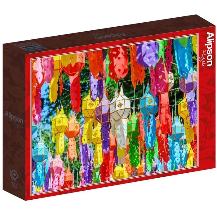 Alipson 50224 - Coloured lanterns - 500 db-os puzzle