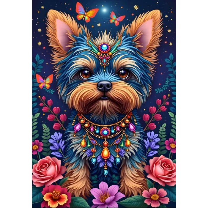 Alipson 50236 - Dog in Flowerland - 1000 db-os puzzle