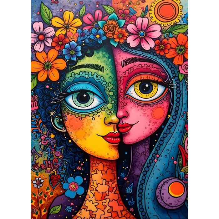 Alipson 50242 - Colourful Duo - 1500 db-os puzzle