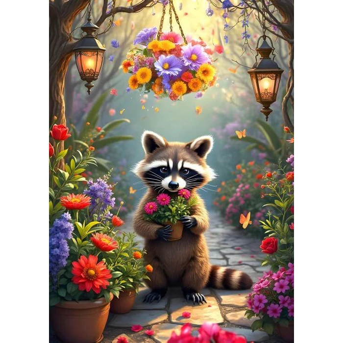 Alipson 50262 - Raccoon's Secret Garden - 500 db-os puzzle