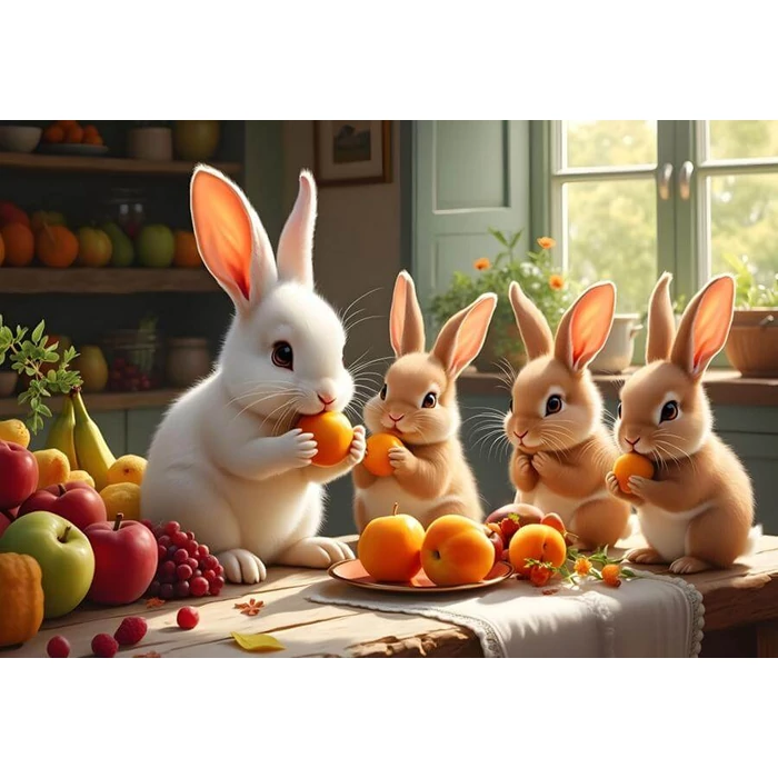 Alipson 50264 - The Little Rabbits' Feast - 1000 db-os puzzle