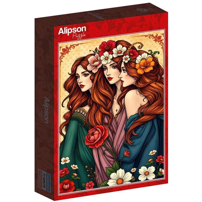 Alipson 50267 - The Three Flower Muses - 1000 db-os puzzle