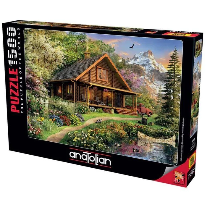 Anatolian 4568 - Log Cabin Home - 1500 db-os puzzle