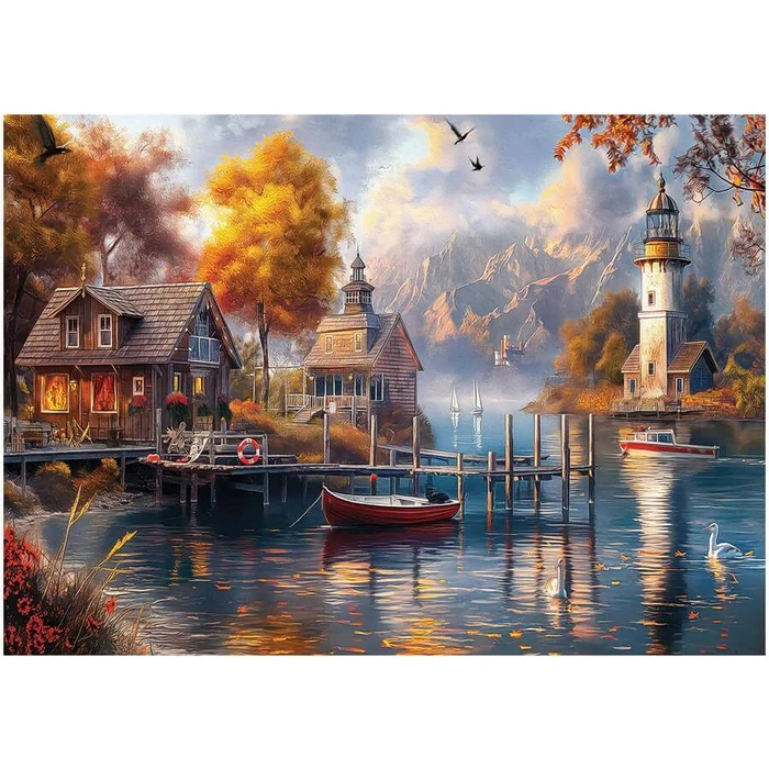 Anatolian 4581 - Autumn at the Lake - 1500 db-os puzzle