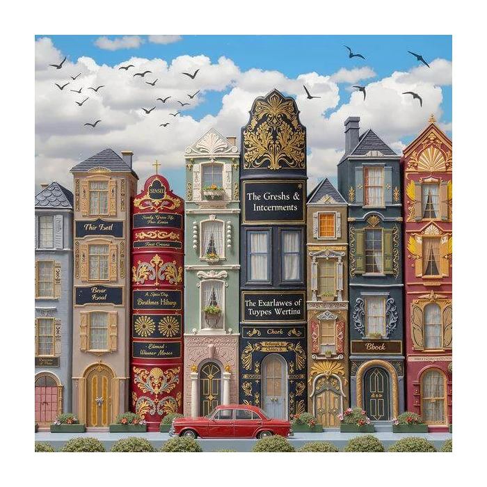 Bboldin PT-149 - Literary Town - 1000 db-os puzzle