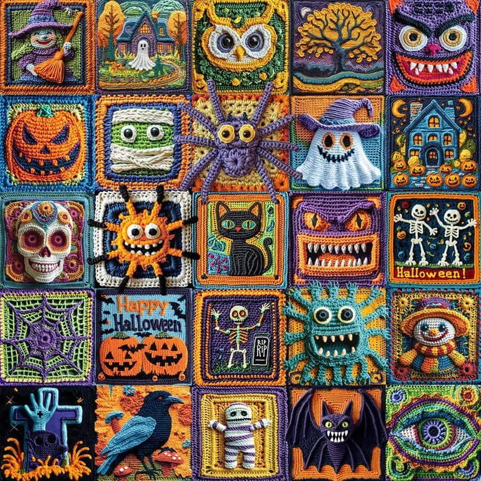 Bboldin PT-239 - Halloween Collage Rhapsody - 1000 db-os puzzle