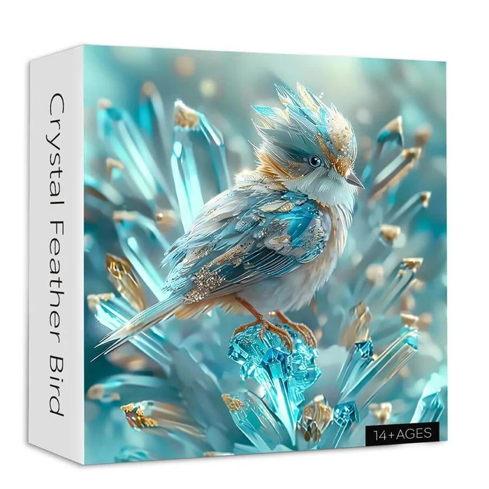 Bboldin Z-1825 - Crystal Feather Bird - 1000 db-os puzzle