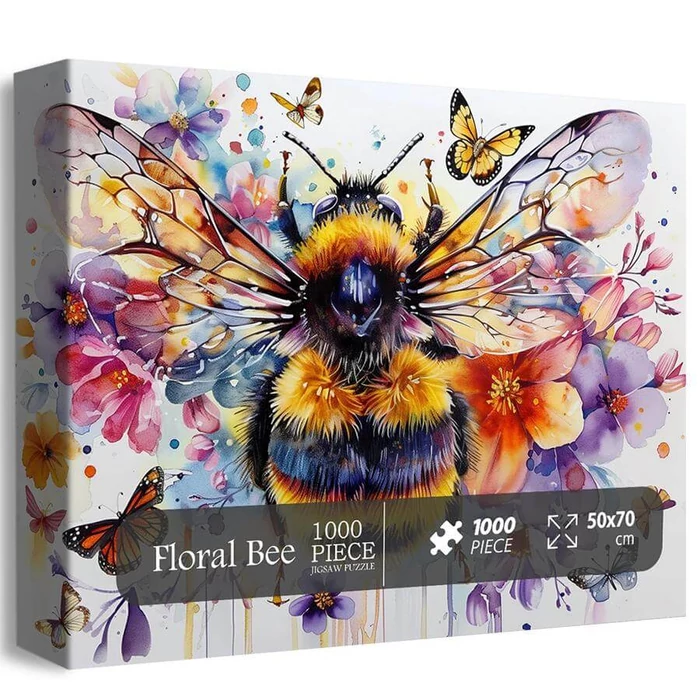 Bboldin Z-594 - Floral Bee - 1000 db-os puzzle