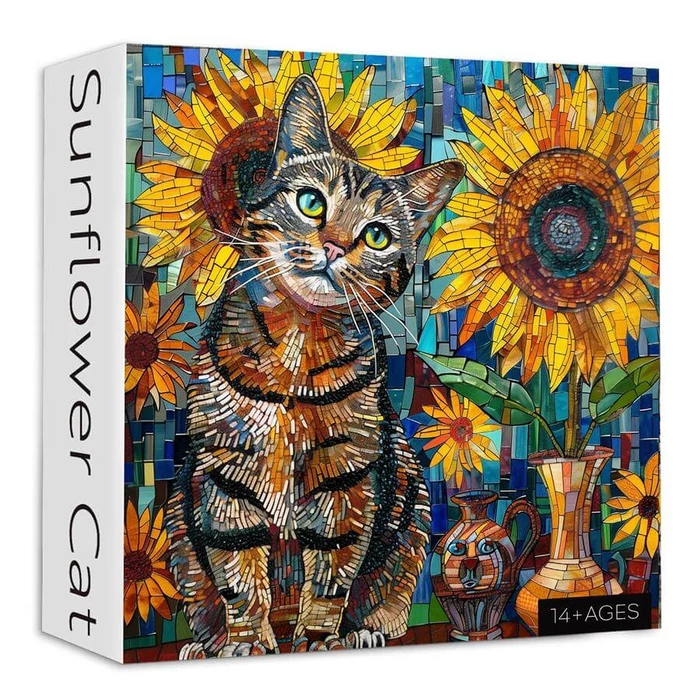 Bboldin Z-631 - Sunflower Cat - 1000 db-os puzzle