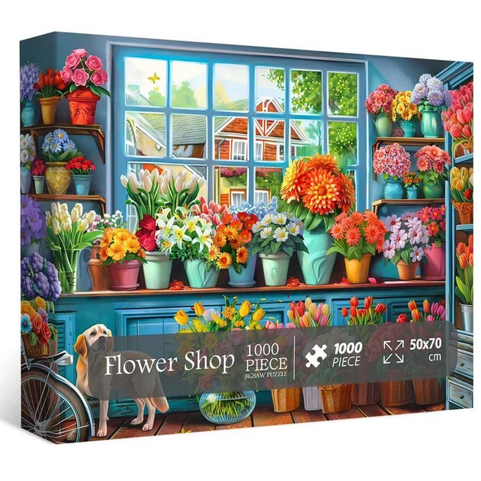 Bboldin Z-915 - Flower Shop - 1000 db-os puzzle