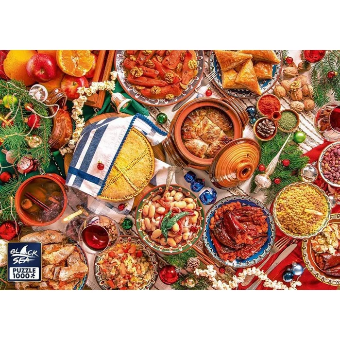 Black Sea  BS32204 - Dinner table for Christmas Eve - 1000 db-os Premium puzzle