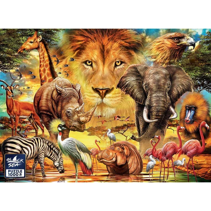 Black Sea  BS72112 - In the heart of Africa - 1000 db-os puzzle