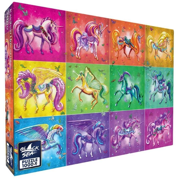 Black Sea  BS72217 - Rainbow Unicorns - 1000 db-os Premium puzzle