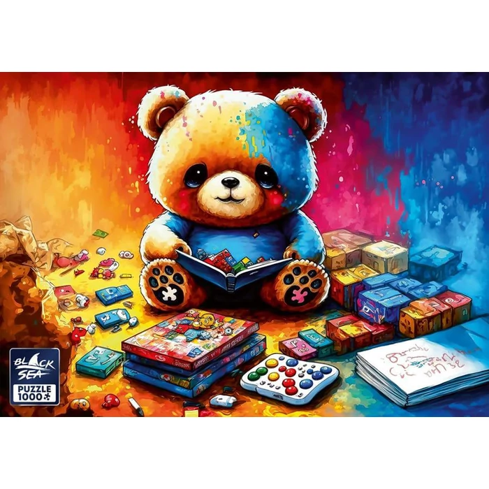 Black Sea  BS82322 - Playfull Bear - 1000 db-os puzzle