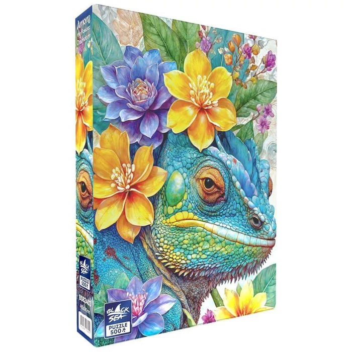 Black Sea  BS82403 - Among the Flowers - Chameleon - 500 db-os puzzle